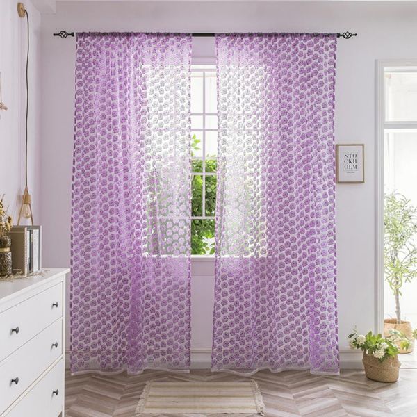 curtain & drapes 1pcs europe tulle curtains window screen for living room the bedroom embroidered voile sheer kitchen door
curtain & drapes 1pcs europe tulle curtains window screen for living room the bedroom embroidered voile sheer kitchen door