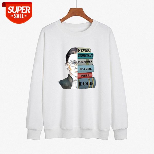 female justice ginsberg famous independent print street casual round neck sweater #ck4c, Black
female justice ginsberg famous independent print street casual round neck sweater #ck4c, Black