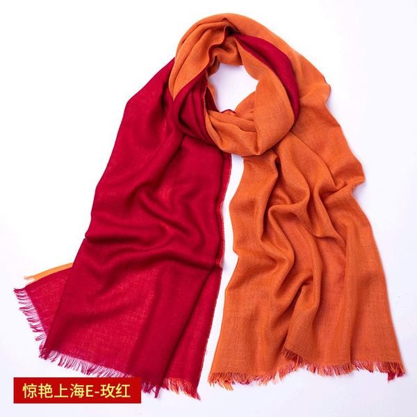 scarves wool and cashmere scarf women's autumn winter products warm thickened long shawl dual-purpose high-end gift, Blue;gray
scarves wool and cashmere scarf women's autumn winter products warm thickened long shawl dual-purpose high-end gift, Blue;gray