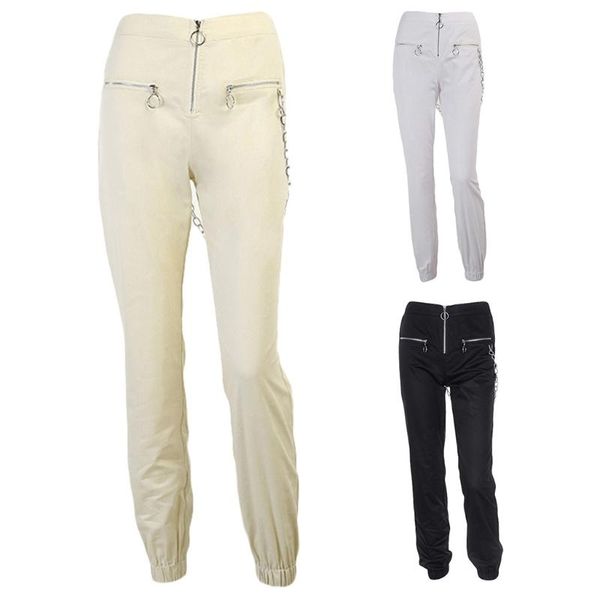 women's pants & capris p8db women gothic punk high waist jogger cargo metal zipper chain hip hop harajuku slim fit tapered trousers har, Black;white
women's pants & capris p8db women gothic punk high waist jogger cargo metal zipper chain hip hop harajuku slim fit tapered trousers har, Black;white