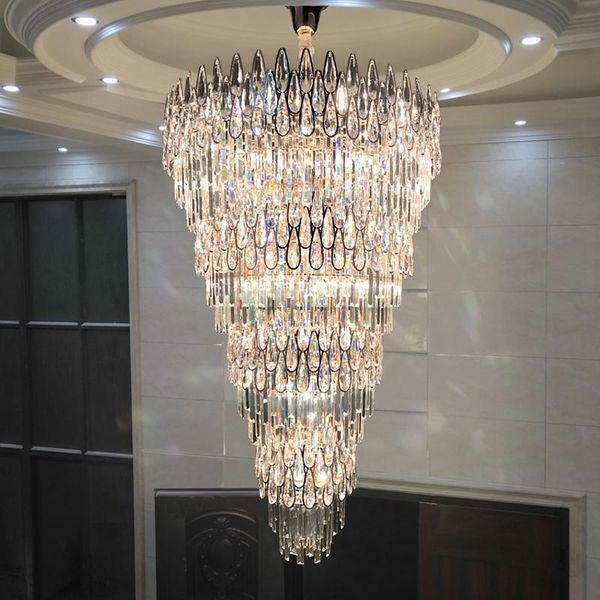 chandeliers postmodern light luxury hall chandelier high-end duplex stair long villa crystal
chandeliers postmodern light luxury hall chandelier high-end duplex stair long villa crystal