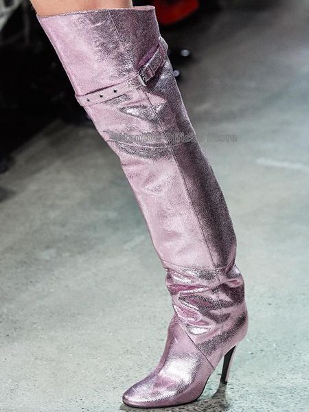 boots bright leather buckle designer women shiny over the knee rosy pink red solid color pointed toe thigh high slouch shoes, Black
boots bright leather buckle designer women shiny over the knee rosy pink red solid color pointed toe thigh high slouch shoes, Black