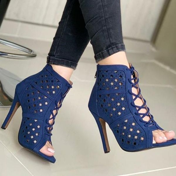 women pumps hollow out boots shoes high heels ladies solid lace-up cross-tied party females 2021 dress, Black
women pumps hollow out boots shoes high heels ladies solid lace-up cross-tied party females 2021 dress, Black