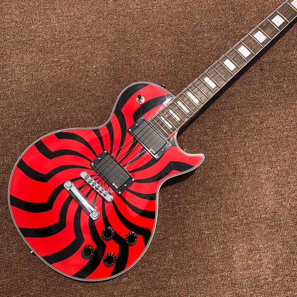 electric guitar wylde bullseye cherry sunburst windmill painting,chrome hardware
electric guitar wylde bullseye cherry sunburst windmill painting,chrome hardware