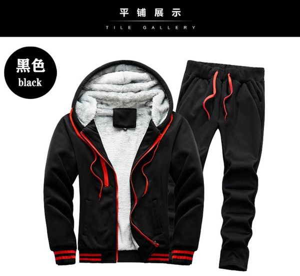 men's tracksuits 2021 cross-border direct supply winter thickened plus velvet warm sweater suit casual sportswear size wholesale, Gray
men's tracksuits 2021 cross-border direct supply winter thickened plus velvet warm sweater suit casual sportswear size wholesale, Gray