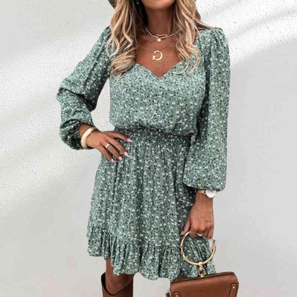 casual dresses autumn long sleeve square collar floral women winter ruffle a line print slim female boho mini party vestidos of57, Black;gray
casual dresses autumn long sleeve square collar floral women winter ruffle a line print slim female boho mini party vestidos of57, Black;gray