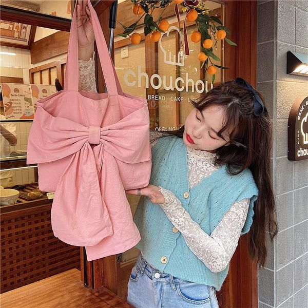 sweet girly bowknot canvas shoulder bag vintage design ladies casual tote handbags fashion female daily large shopping bags cross body
sweet girly bowknot canvas shoulder bag vintage design ladies casual tote handbags fashion female daily large shopping bags cross body