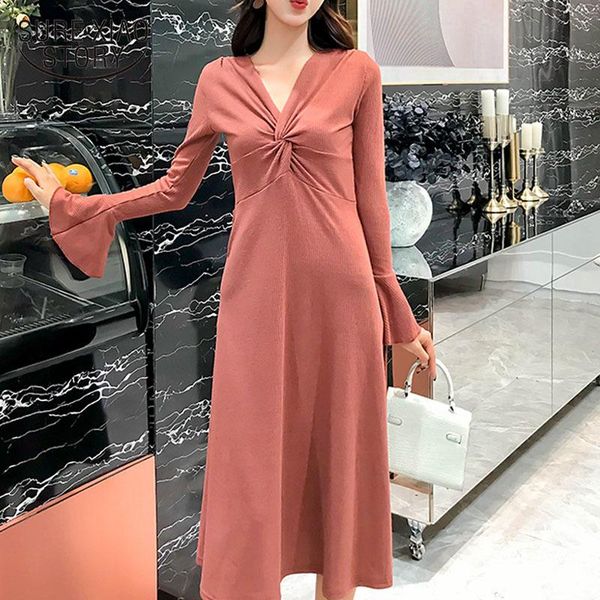 casual dresses dress women 2021 long winter v collar elegant sleeve clothes fashion femianina 1464 45, Black;gray
casual dresses dress women 2021 long winter v collar elegant sleeve clothes fashion femianina 1464 45, Black;gray