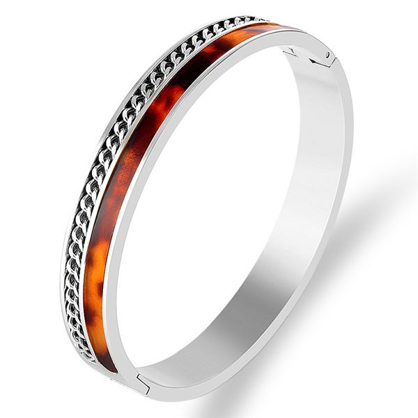 2021 men bangle european and american fashion charm stainless steel bracelet jewelry inlaid chain resin titanium bracelets women bangles wat, Black
2021 men bangle european and american fashion charm stainless steel bracelet jewelry inlaid chain resin titanium bracelets women bangles wat, Black