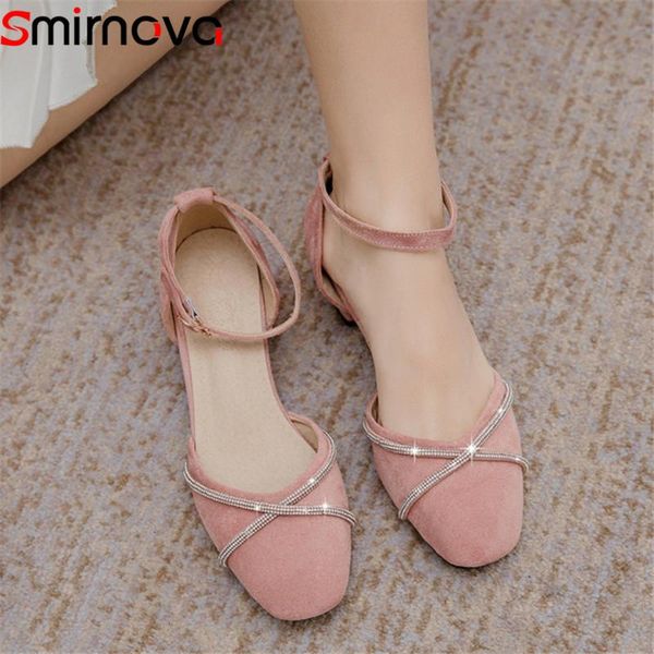 dress shoes smirnova 2021 big size 33-43 est women pumps round toe flock buckle spring summer single low heel casual woman, Black
dress shoes smirnova 2021 big size 33-43 est women pumps round toe flock buckle spring summer single low heel casual woman, Black