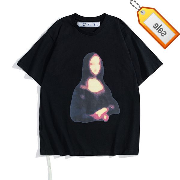 fashion brand off mona lisa ow casual couple short sleeve t-shirt, White;black
fashion brand off mona lisa ow casual couple short sleeve t-shirt, White;black