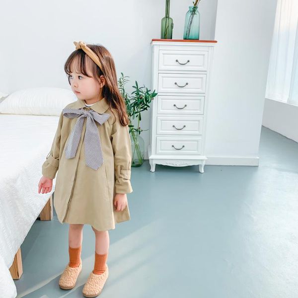 autumn korean style long section sweet turn down collar big hem windbreak jacket outerwear with bow tie for girls coat, Blue;gray
autumn korean style long section sweet turn down collar big hem windbreak jacket outerwear with bow tie for girls coat, Blue;gray