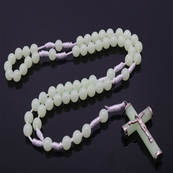 24pcs/catholic luminous round rosary plastic inri jesus cross pendant necklace religious fashion jewelry, Silver
24pcs/catholic luminous round rosary plastic inri jesus cross pendant necklace religious fashion jewelry, Silver