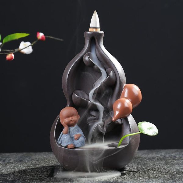 sachet bags ceramic little monk stick incense holder smoke waterfall backflow burner creative home decor buddha censer
sachet bags ceramic little monk stick incense holder smoke waterfall backflow burner creative home decor buddha censer