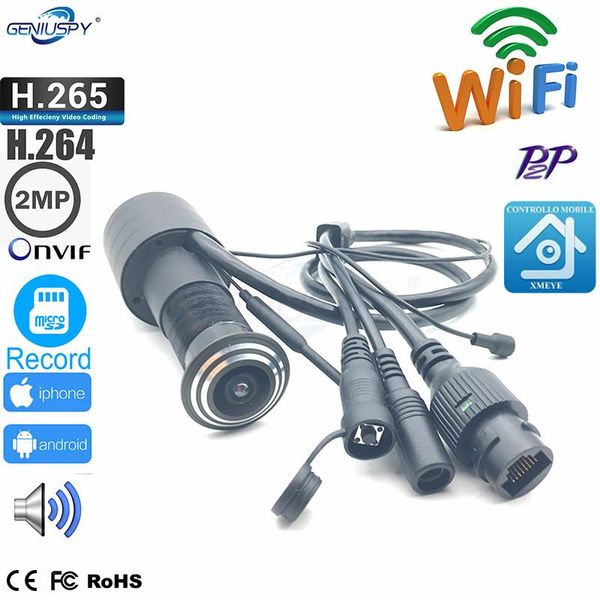 sony imx307 home security 1080p hd h.265 p2p 1.66mm lens fisheye cctv peephole door eye hole wifi camera tf card slot with audio ip cameras
sony imx307 home security 1080p hd h.265 p2p 1.66mm lens fisheye cctv peephole door eye hole wifi camera tf card slot with audio ip cameras