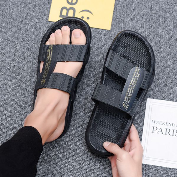 official website 70% off outlet new summer men's outdoor fashion personality leisure sandals outer wear internet-famous slippers slides, Black
official website 70% off outlet new summer men's outdoor fashion personality leisure sandals outer wear internet-famous slippers slides, Black