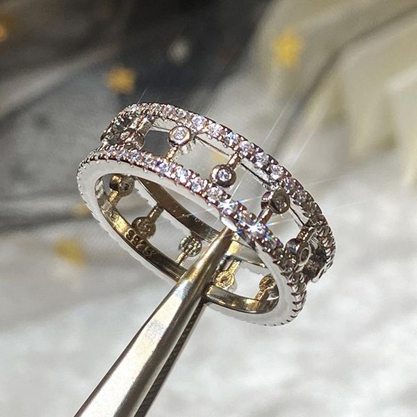 wedding rings hollow women's jewelry retro double row zircon musical note ring high sensation index finger engagement, Slivery;golden
wedding rings hollow women's jewelry retro double row zircon musical note ring high sensation index finger engagement, Slivery;golden