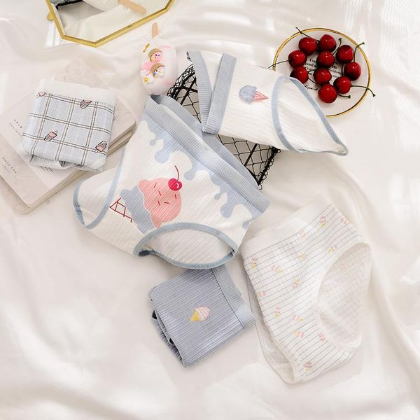 women's panties underwear summer japanese cartoon solid color ice cream plaid girls mid-waist cute ladies cotton crotch shorts, Black;pink
women's panties underwear summer japanese cartoon solid color ice cream plaid girls mid-waist cute ladies cotton crotch shorts, Black;pink