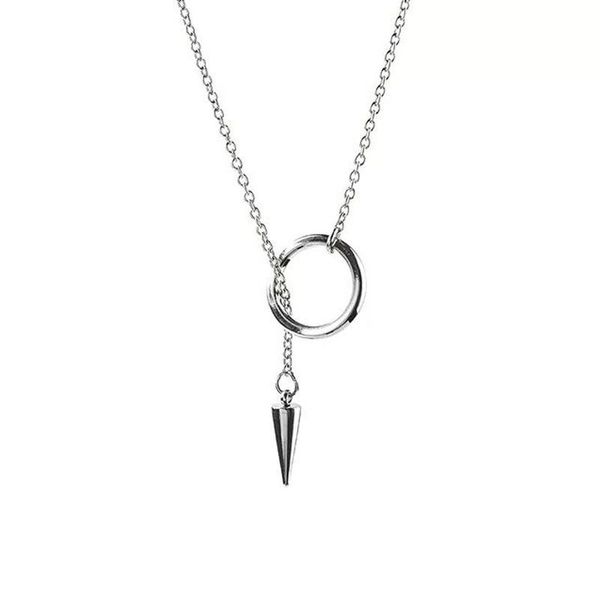 pendant necklaces potcet stainless steel geometric titanium necklace clavicle chain fashion hip hop party jewelry, Silver
pendant necklaces potcet stainless steel geometric titanium necklace clavicle chain fashion hip hop party jewelry, Silver