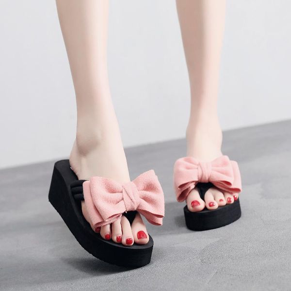 shoes woman 2021 slippers casual flower rubber flip flops on a wedge pantofle shale female beach platform butterfly-knot low hee, Black
shoes woman 2021 slippers casual flower rubber flip flops on a wedge pantofle shale female beach platform butterfly-knot low hee, Black