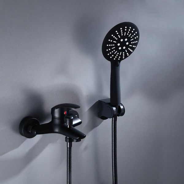 bathroom shower sets matte black faucets bath mixer control valve water tap wall mount bathtub handheld head set
bathroom shower sets matte black faucets bath mixer control valve water tap wall mount bathtub handheld head set
