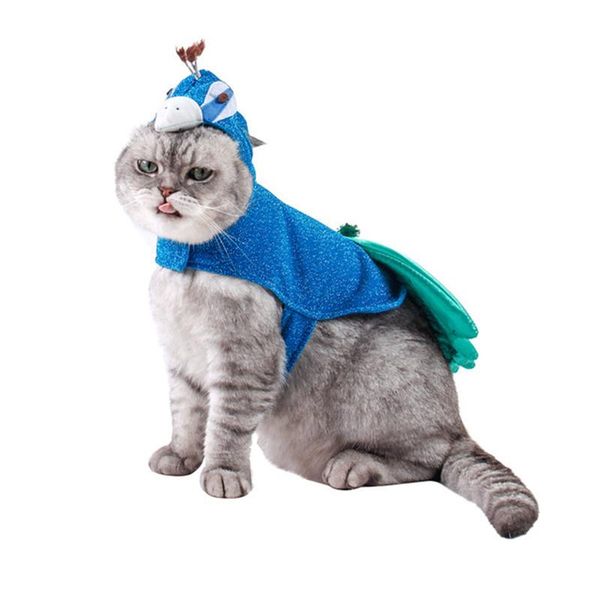 cat costumes pet peacock transformation clothes costume products halloween for small and medium-sized dogs
cat costumes pet peacock transformation clothes costume products halloween for small and medium-sized dogs