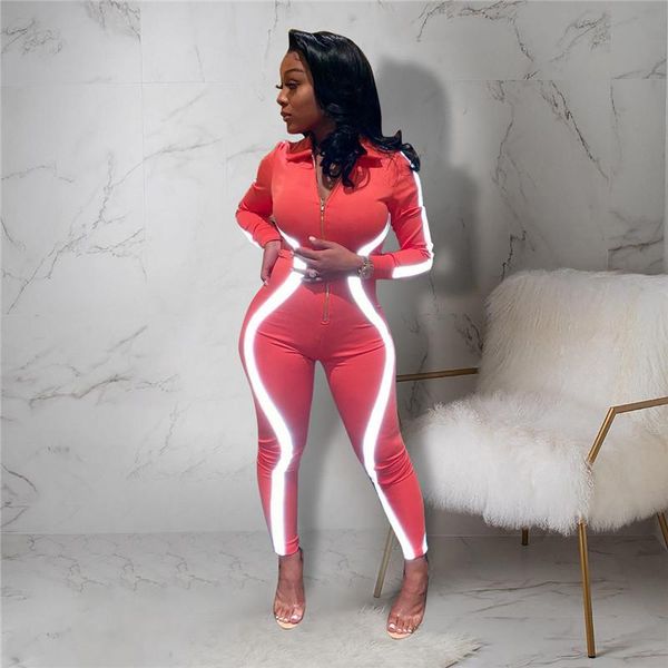 women's jumpsuits & rompers fqlwl streetwear reflective fitness bodycon jumpsuit women long sleeve pink skinny summer womens female, Black;white
women's jumpsuits & rompers fqlwl streetwear reflective fitness bodycon jumpsuit women long sleeve pink skinny summer womens female, Black;white