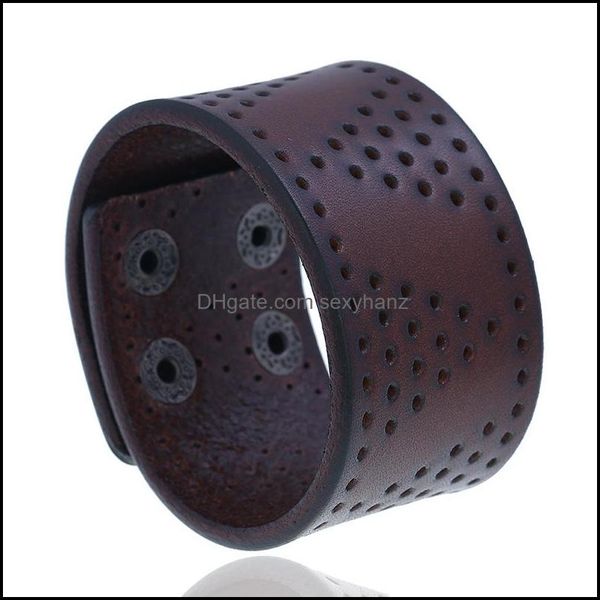 cuff bracelets jewelrypunk retro vintage mens simple punching wide leather bracelet drop delivery 2021 fv04u, White
cuff bracelets jewelrypunk retro vintage mens simple punching wide leather bracelet drop delivery 2021 fv04u, White