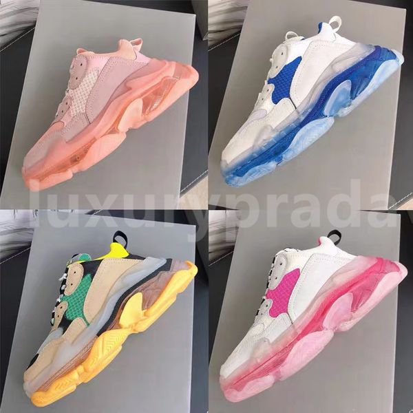 mens triple s shoes clear sole high sneakers 3-layered outsole womens paris 17fw black white letter colorful retro ladies luxury designer sn
mens triple s shoes clear sole high sneakers 3-layered outsole womens paris 17fw black white letter colorful retro ladies luxury designer sn