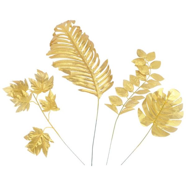 decorative flowers & wreaths 4pcs leaves layout adornments birthday party wedding decorations golden
decorative flowers & wreaths 4pcs leaves layout adornments birthday party wedding decorations golden