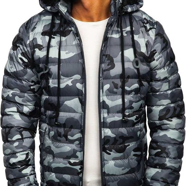 zogaa fashionable men's camouflage hooded zipper warm cotton jacket 211023, Black
zogaa fashionable men's camouflage hooded zipper warm cotton jacket 211023, Black