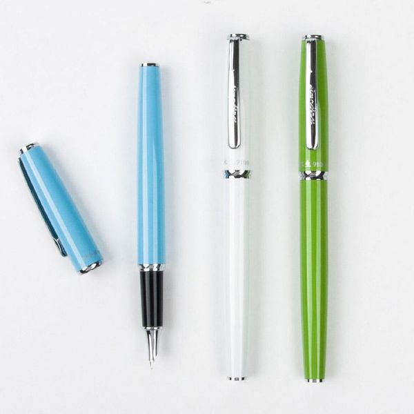 luxury fountain pen hooded nib 0.38mm silver cap metal pens for writing school office supplies 1pcs
luxury fountain pen hooded nib 0.38mm silver cap metal pens for writing school office supplies 1pcs
