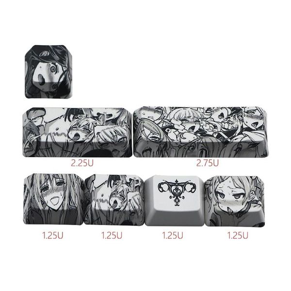 keyboards pbt 71 key ahegao keycap dye sublimation oem profile japanese anime for cherry gateron kailh switch gk61 gk64 dropship
keyboards pbt 71 key ahegao keycap dye sublimation oem profile japanese anime for cherry gateron kailh switch gk61 gk64 dropship