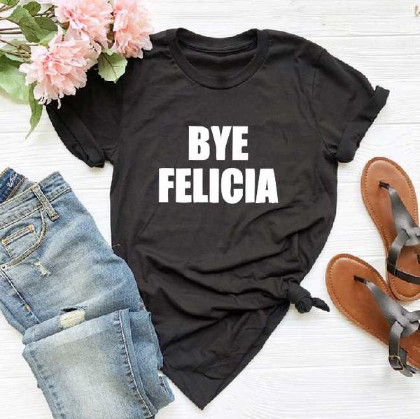 women's t-shirt bye felicia the letter style women tshirt european and american fashion cotton material size is complete, White
women's t-shirt bye felicia the letter style women tshirt european and american fashion cotton material size is complete, White