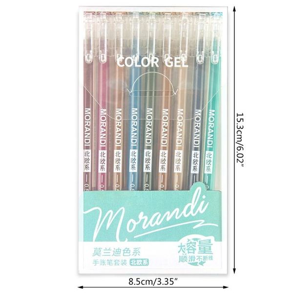 9pcs morandi gray multi color gel ink pens vintage marker liner 0.5mm ballpoint 97bf
9pcs morandi gray multi color gel ink pens vintage marker liner 0.5mm ballpoint 97bf
