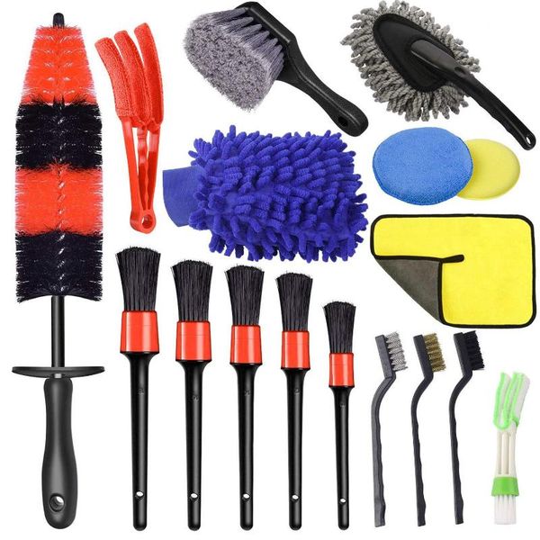 car sponge 17 pcs wheel brush set, detailing kit,13.5inch long soft brush, 5 detail for automotive cleaning wheels
car sponge 17 pcs wheel brush set, detailing kit,13.5inch long soft brush, 5 detail for automotive cleaning wheels