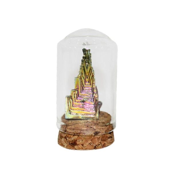 crystal deskornament mineral specimen with glass bottle rainbow bismuth mini office healing cone shaped home gift decorative objects & f
crystal deskornament mineral specimen with glass bottle rainbow bismuth mini office healing cone shaped home gift decorative objects & f