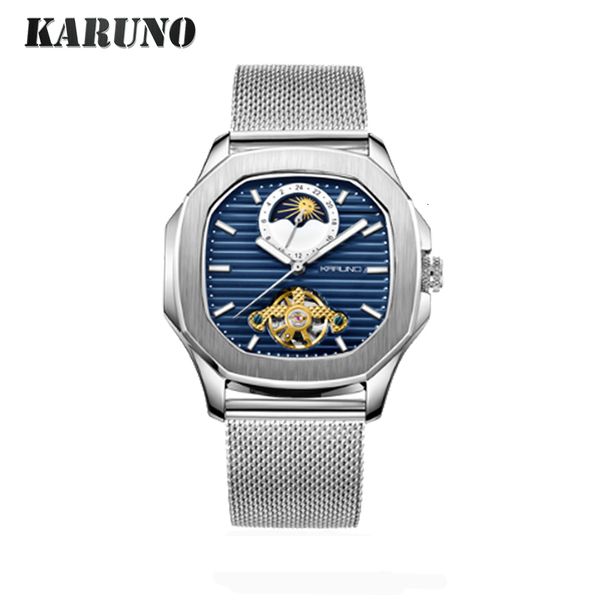 watches karuno luxury brand men automatic watch mechanical wristwatches round business 's wristwatch clock watches mens 2021, Slivery;brown
watches karuno luxury brand men automatic watch mechanical wristwatches round business 's wristwatch clock watches mens 2021, Slivery;brown