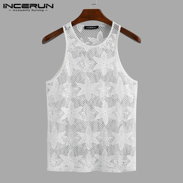 men' tank 2021 men mesh sleeveless breathable transparent solid casual summer vests pajamas homewear incerun -5xl, White;black
men' tank 2021 men mesh sleeveless breathable transparent solid casual summer vests pajamas homewear incerun -5xl, White;black