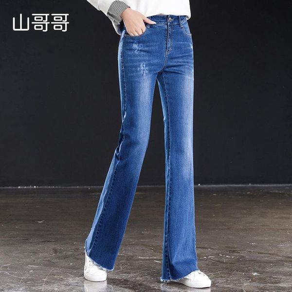 women's jeans sky blue flare woman denim trousers vintage women clothes 2021 spring high waist pants belted stretchy
women's jeans sky blue flare woman denim trousers vintage women clothes 2021 spring high waist pants belted stretchy