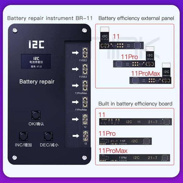 professional hand tool sets i2c copy power battery data corrector for phone11/12 ups widows error health warnning remov reading and writ
professional hand tool sets i2c copy power battery data corrector for phone11/12 ups widows error health warnning remov reading and writ