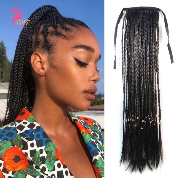 synthetic wigs 22 inch ponytail straight box braid clip hair for black woman
synthetic wigs 22 inch ponytail straight box braid clip hair for black woman