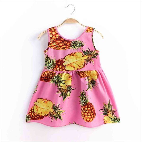 summer girls pink cotton cute girl dress sleeveless kids beach pineapple fashion clothing floral casual jersey, Red;yellow
summer girls pink cotton cute girl dress sleeveless kids beach pineapple fashion clothing floral casual jersey, Red;yellow