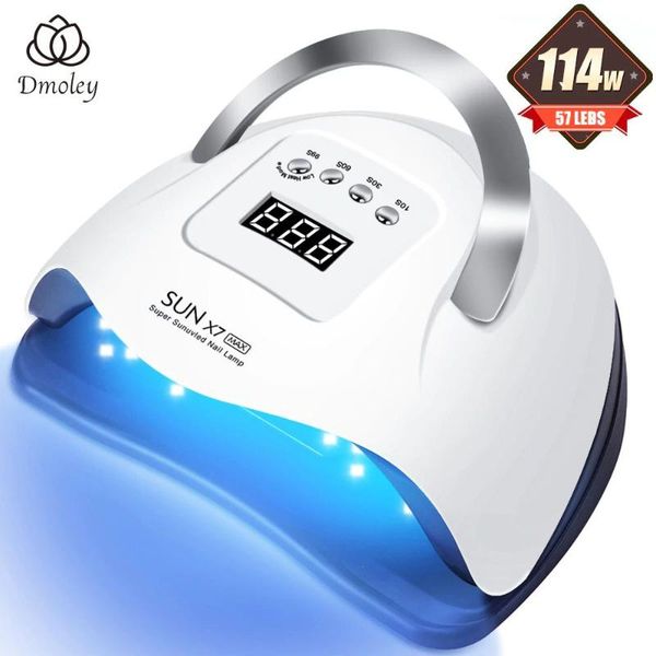 nail dryers dmoley uv led lamp dryer 90w/114w for all types gel 45/57 pcs nails design art manicure tools
nail dryers dmoley uv led lamp dryer 90w/114w for all types gel 45/57 pcs nails design art manicure tools