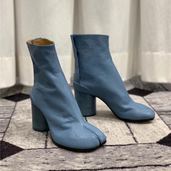 boots 2021 spring split toe women chunky round high heels leather brand design winter shoes party botas mujer, Black
boots 2021 spring split toe women chunky round high heels leather brand design winter shoes party botas mujer, Black