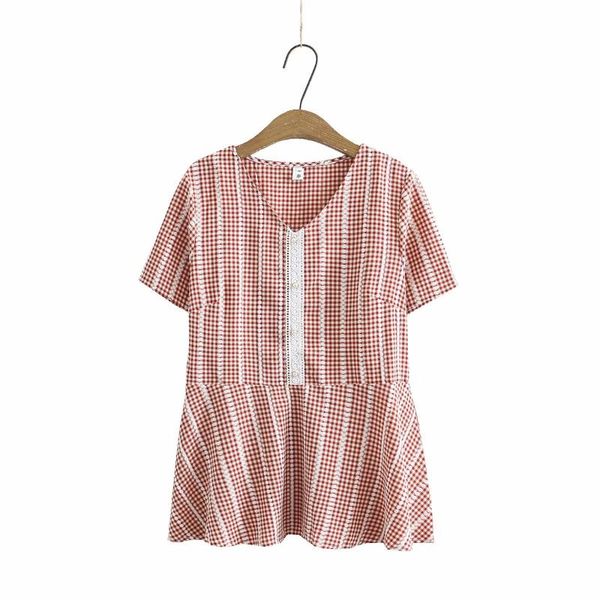 women's t-shirt plus size v-neck short sleeves lace cotton women tshirts 2021 summer ladies t shirts female black white plaid t-shirts
women's t-shirt plus size v-neck short sleeves lace cotton women tshirts 2021 summer ladies t shirts female black white plaid t-shirts
