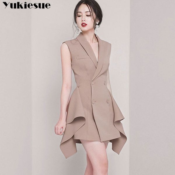 ol office women blazer dress suits black ruffles patchwork sleeveless suit vest veil dress vintage party dresses plus size 210519, White
ol office women blazer dress suits black ruffles patchwork sleeveless suit vest veil dress vintage party dresses plus size 210519, White
