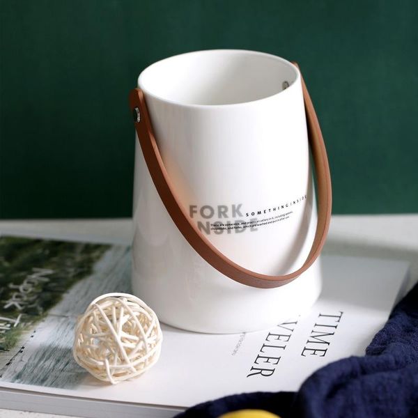 storage bottles & jars nordic leather handle tableware tube creative simple ceramic kitchen restaurant decorationstorage containers
storage bottles & jars nordic leather handle tableware tube creative simple ceramic kitchen restaurant decorationstorage containers