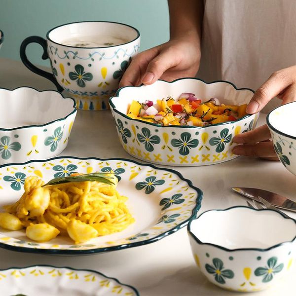 dishes & plates retro ceramic dinnerware emboss flower penh plate household 6/7/8 inch salad soup bowl
dishes & plates retro ceramic dinnerware emboss flower penh plate household 6/7/8 inch salad soup bowl