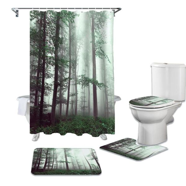 shower curtains autumn woods mysterious fog curtain sets non-slip rugs toilet lid cover set waterproof bathroom
shower curtains autumn woods mysterious fog curtain sets non-slip rugs toilet lid cover set waterproof bathroom
